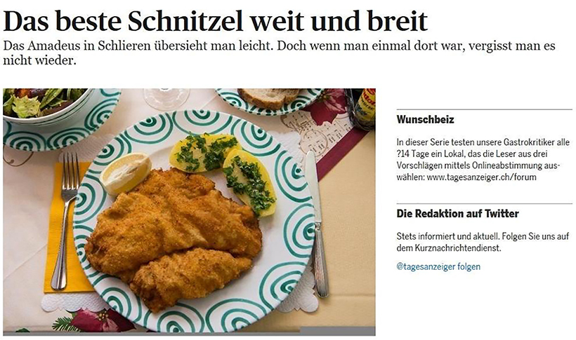 Das beste Wiener Schnitzel weit und breit