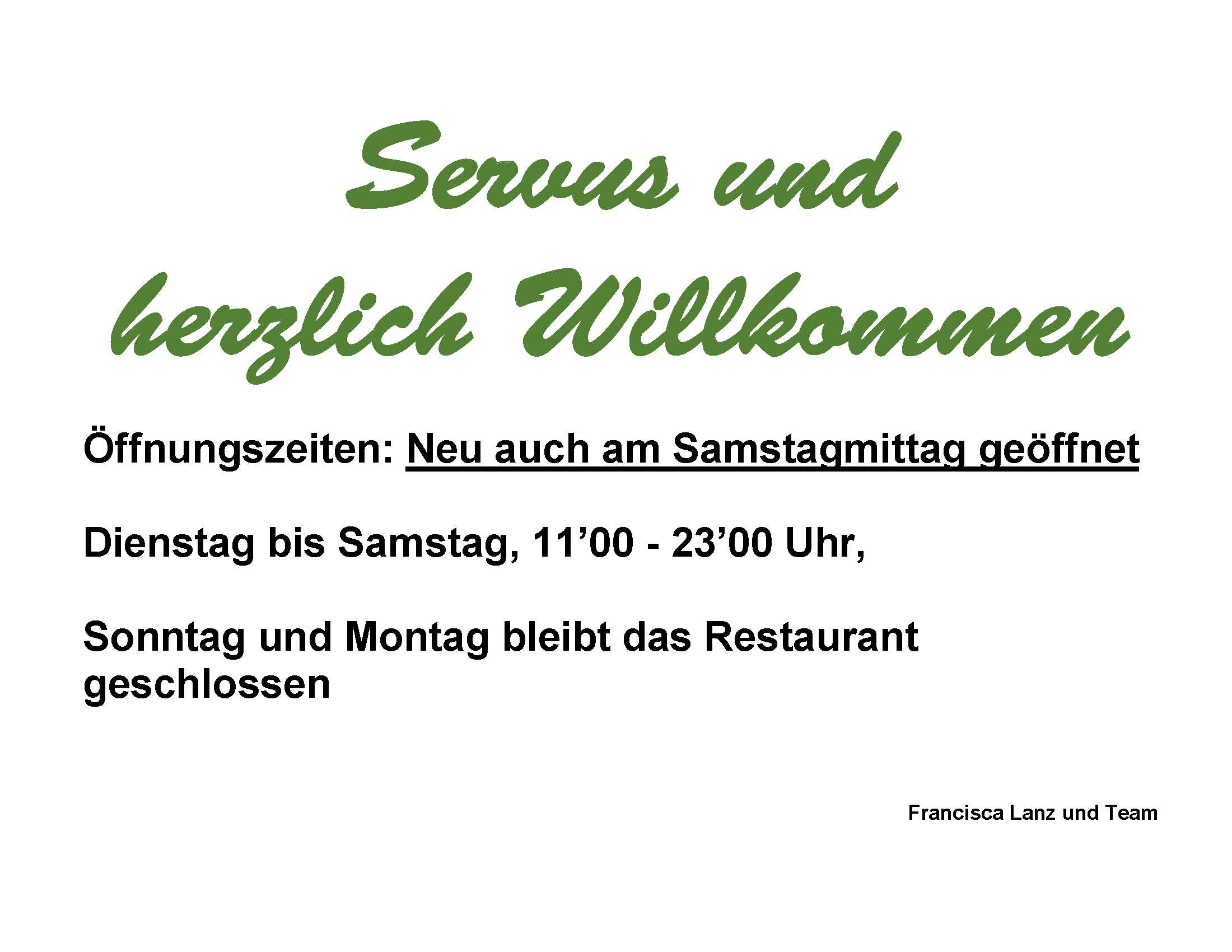 Restaurant Amadeus Schlieren